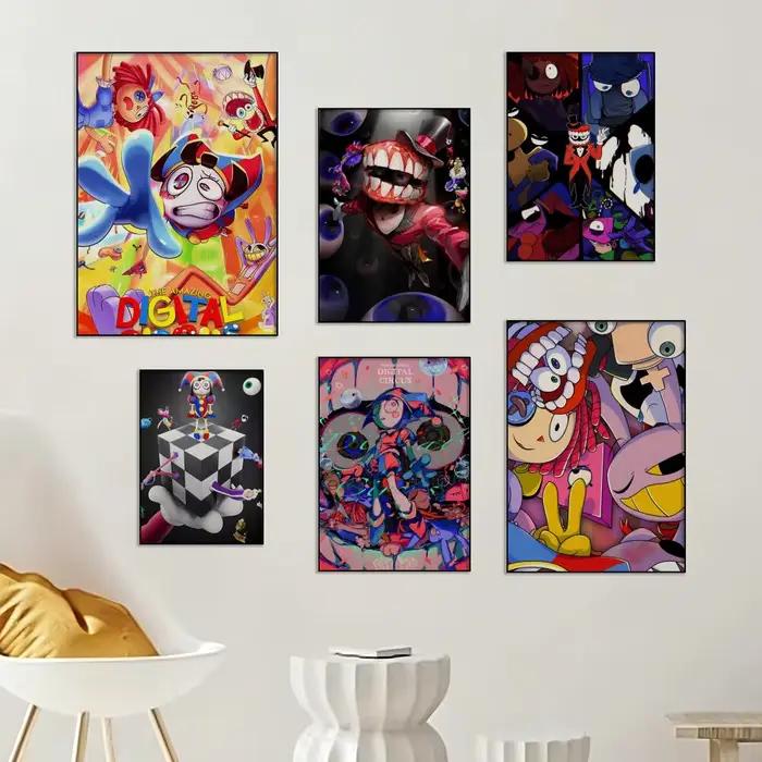 Affiche murale F-FNAF, peinture artistique