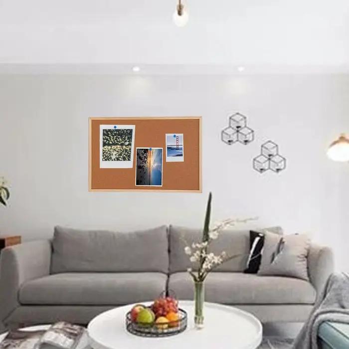 Tableau d'affichage en liège cadre en bois 40x60cm
