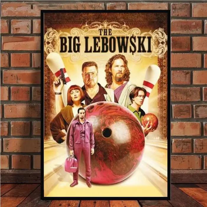 Le grand Lebowski (1998) affiche de film classique couverture Photo toile impression appartement décor à la maison peinture murale (sans cadre)