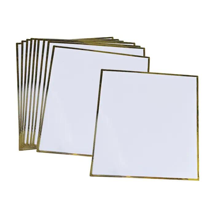 Planches Shikishi rectangulaires en papier Washi pour signature d'artiste