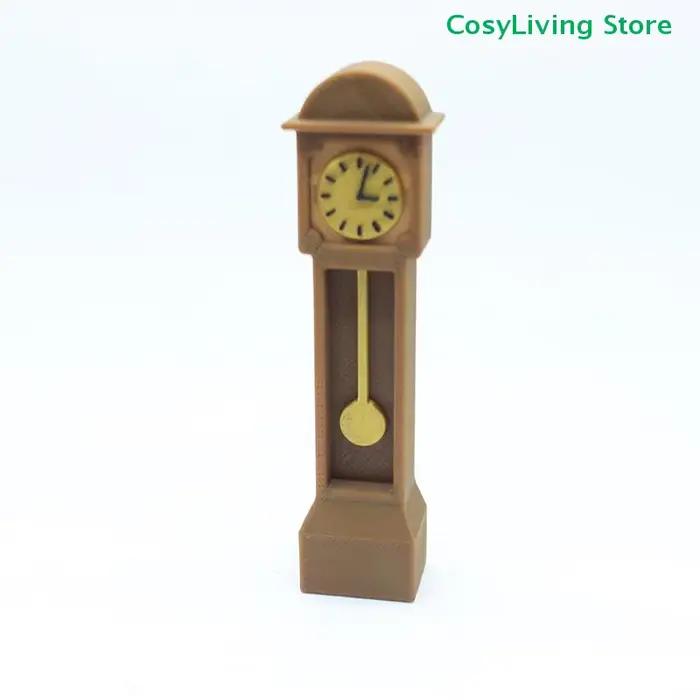 Mini Horloge Rétro sur Pied Décoration de Bureau Modèle de Meuble