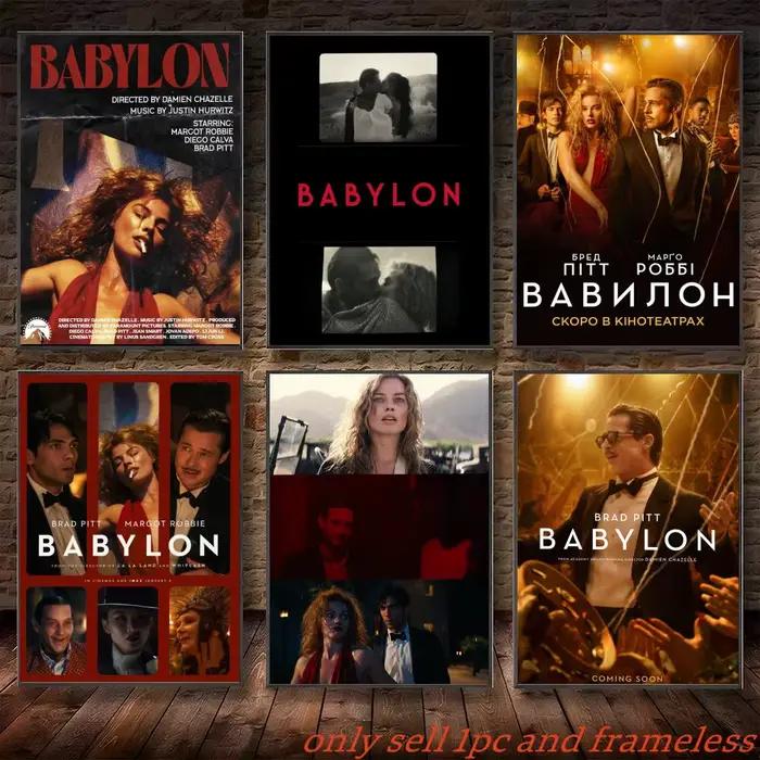 Affiche de film de comédie historique B-Babylon, impressions d'art mural, décorations murales pour salle de cinéma, maison, bar, café
