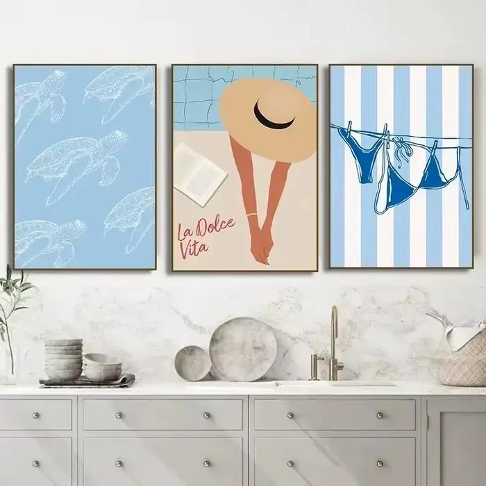 Affiche de coquillages Meet Me At The Beach