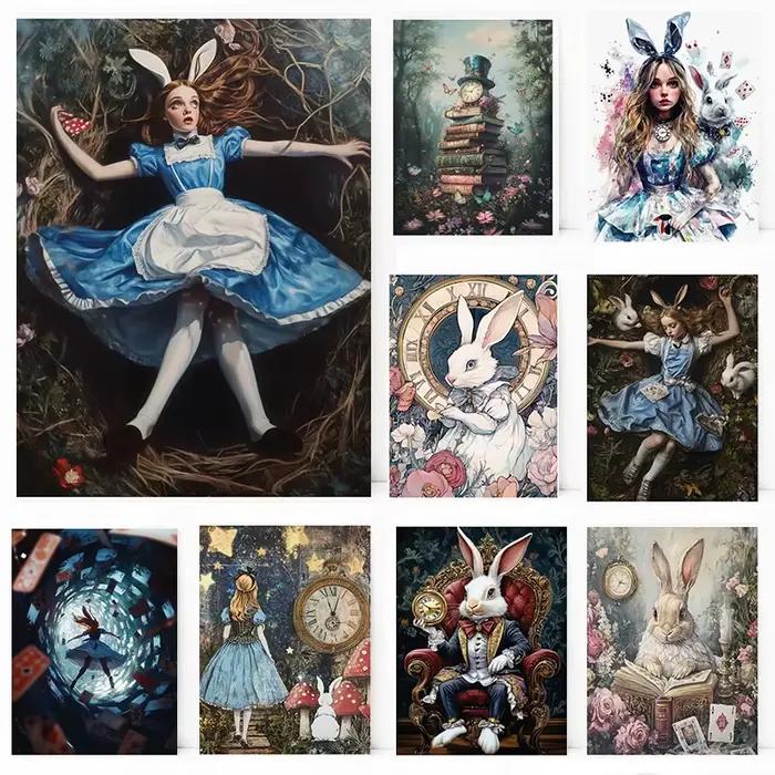 Affiche d'Alice au pays des merveilles