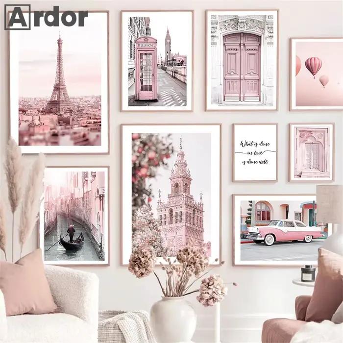 Peinture sur toile d'art de tour de Paris