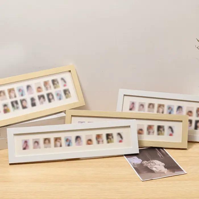 Cadre photo avec verre transparent