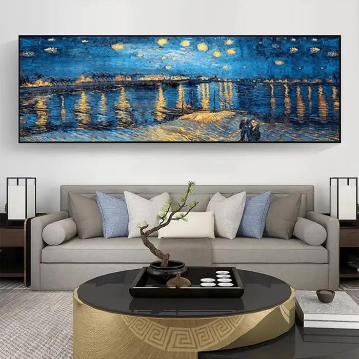 Art mural minimaliste scandinave Van Gogh