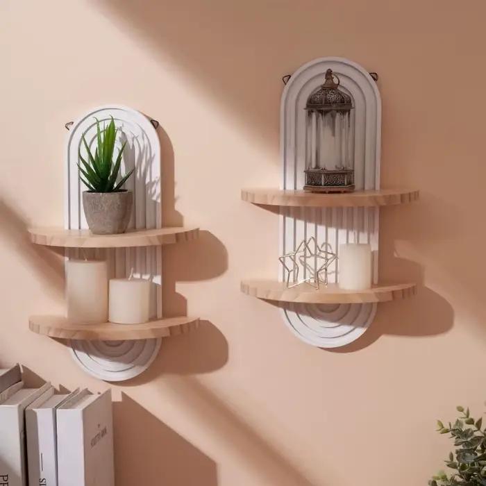 Étagères murales en bois de haute qualité Décoration d'intérieur moderne
