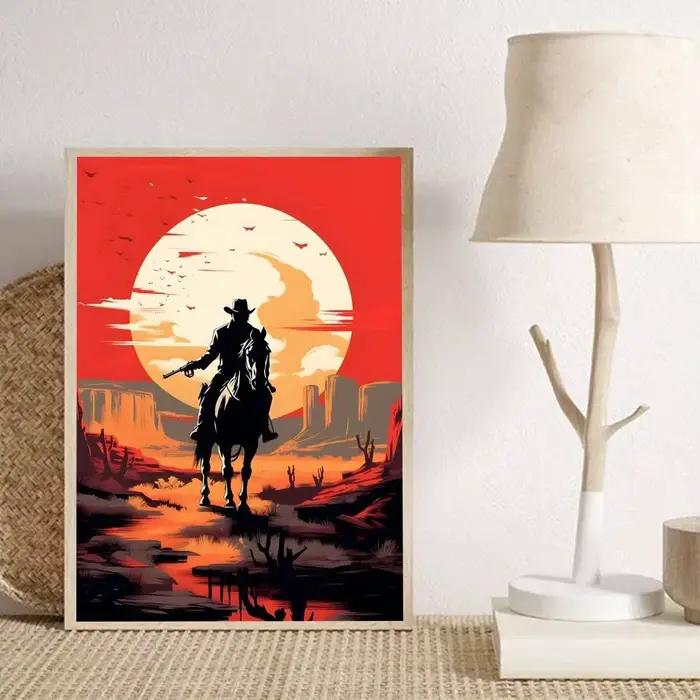 Affiches de dessins animés classiques R-Red D-Dead R-Redemption