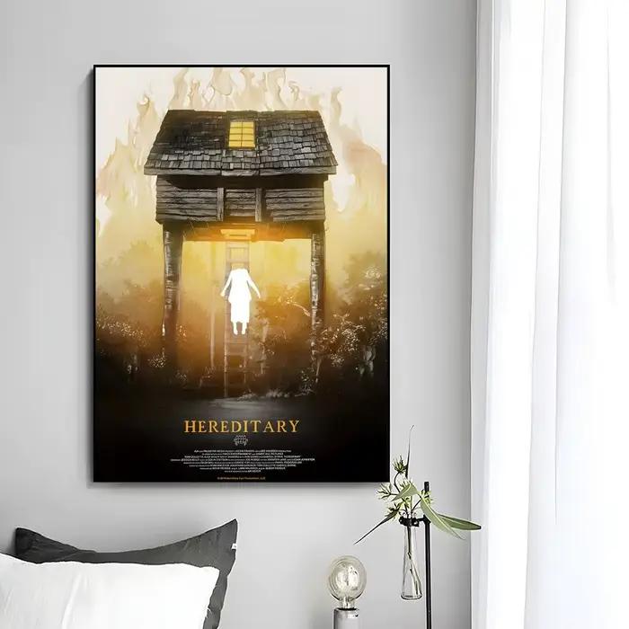 Affiche de film d'horreur H-Hereditary, impression d'art mural, affiche décorative, décoration murale, décoration de la maison, cadeau, sans cadre