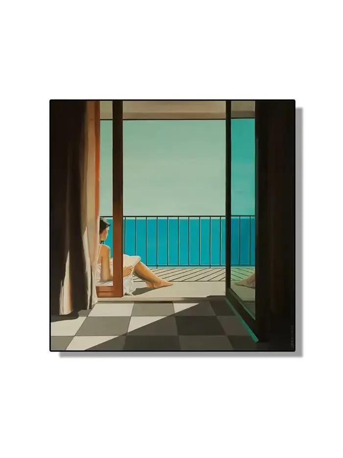 Affiche de toile de paysage abstrait
