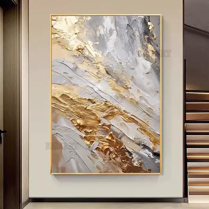 Image abstraite contemporaine de grande taille
