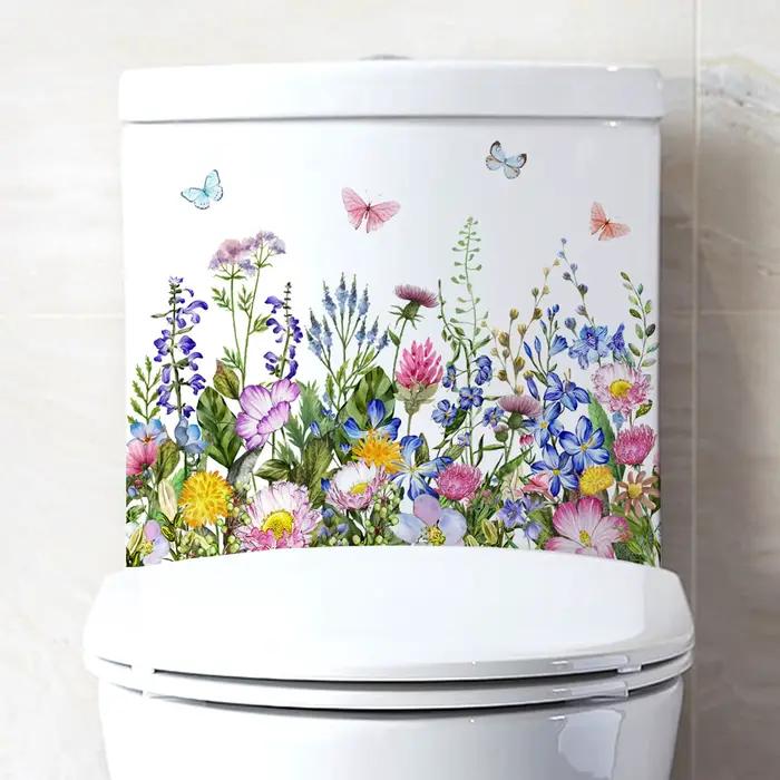 Autocollant Mural plante verte fraîche et fleur