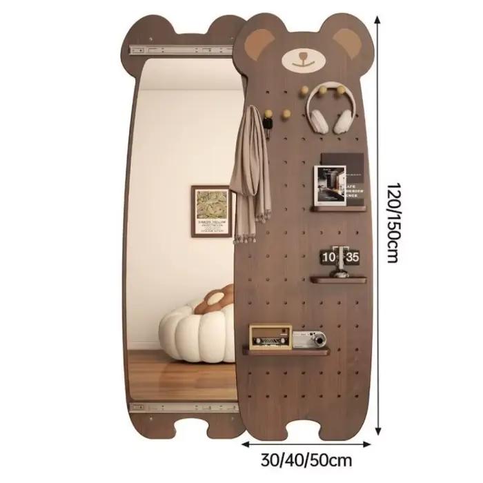 Présentoirs flexibles miroir Luxe moderne dortoir créatif