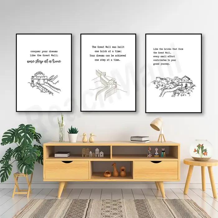 Grande muraille d'inspiration: citations inspirantes