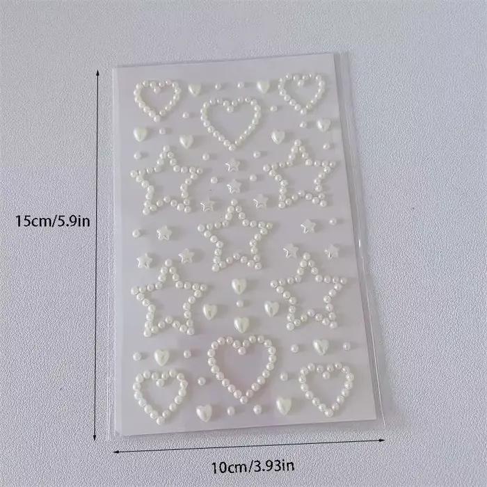 Autocollants en cristal acrylique en forme d'étoile 3D