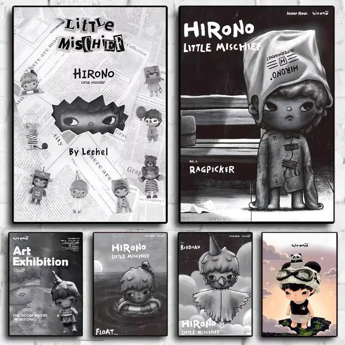 Affiche de dessin animé H-HIRONOES