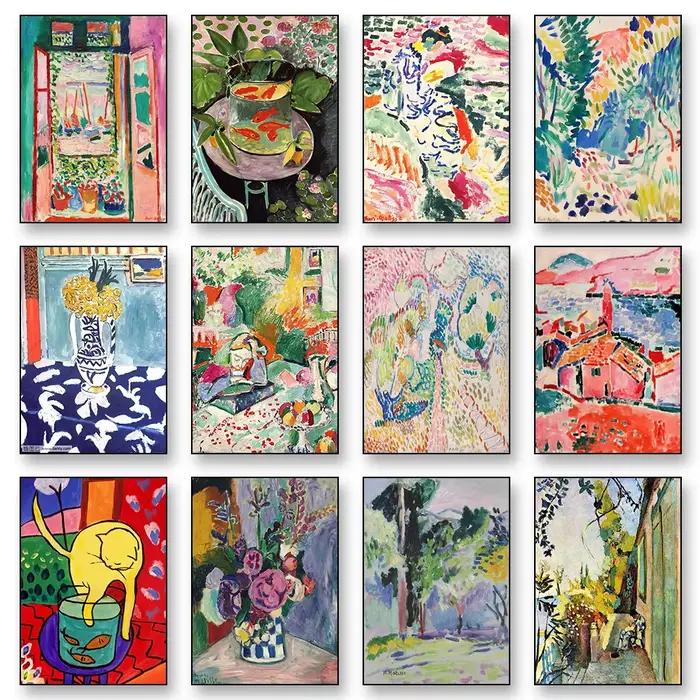Henri Matisse œuvres toile mur Art impression affiche bête Style abstrait peinture décorative moderne maison chambre décor cadeau sans cadre