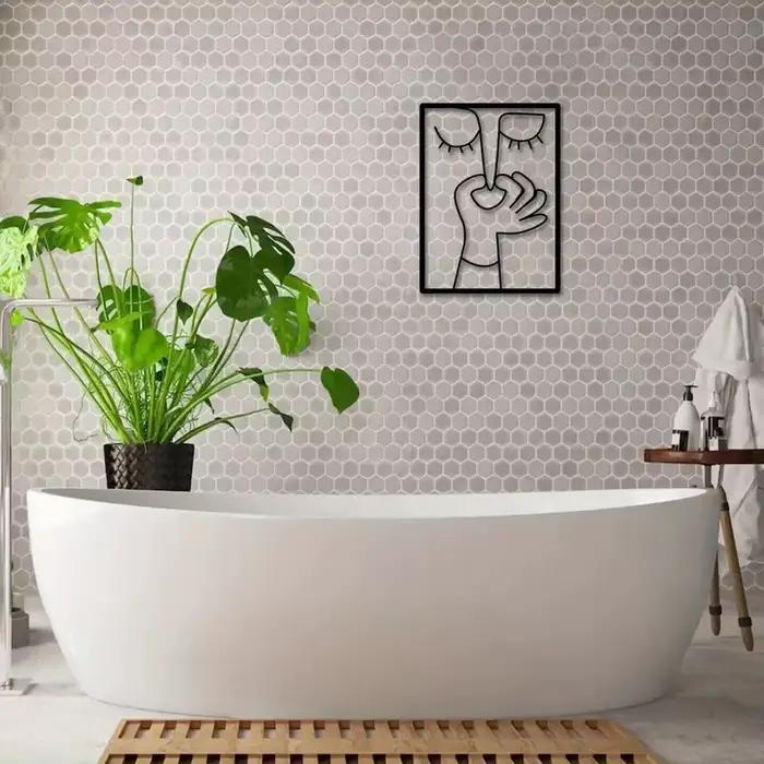 Affiche de salle de bains drôle