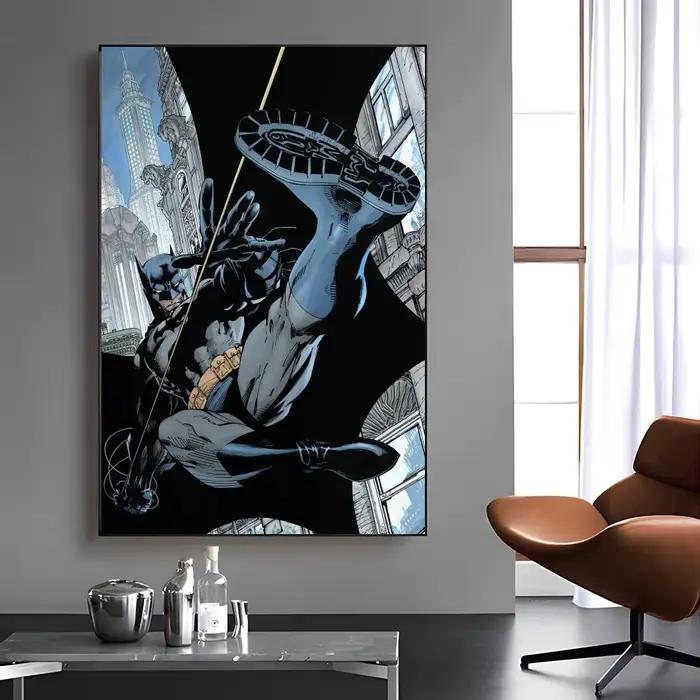 Peinture sur toile de calligraphie Cool Anime B-BatManES