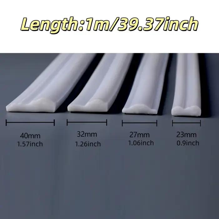 1 rouleau de bandes décoratives élégantes en PVC autocollantes - flexibles et pliables pour les murs