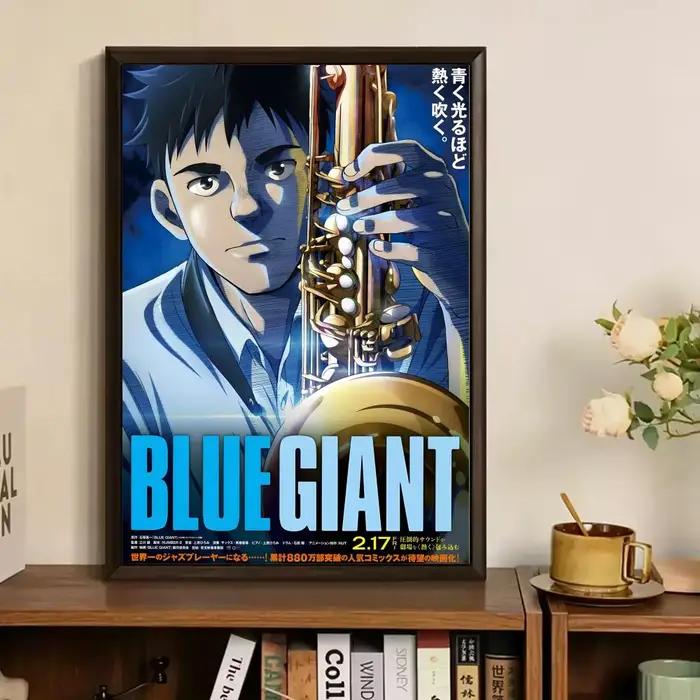 Affiche murale en toile avec peinture et calligraphie