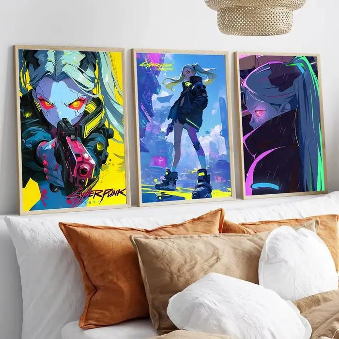 Affiche auto-arina de film Cyberpunk