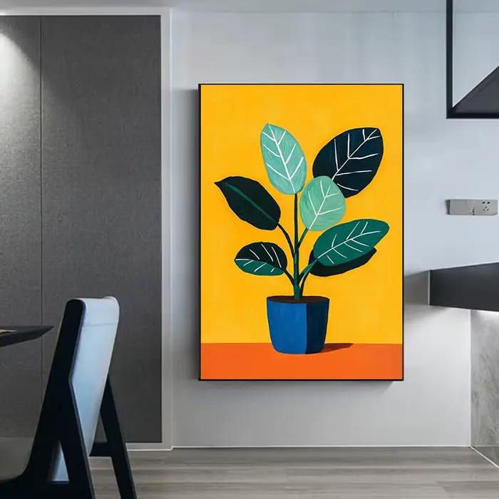 Affiche d'art Floral moderne