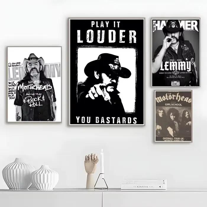 Affiche murale Singer L-Lemmy-Kilmister