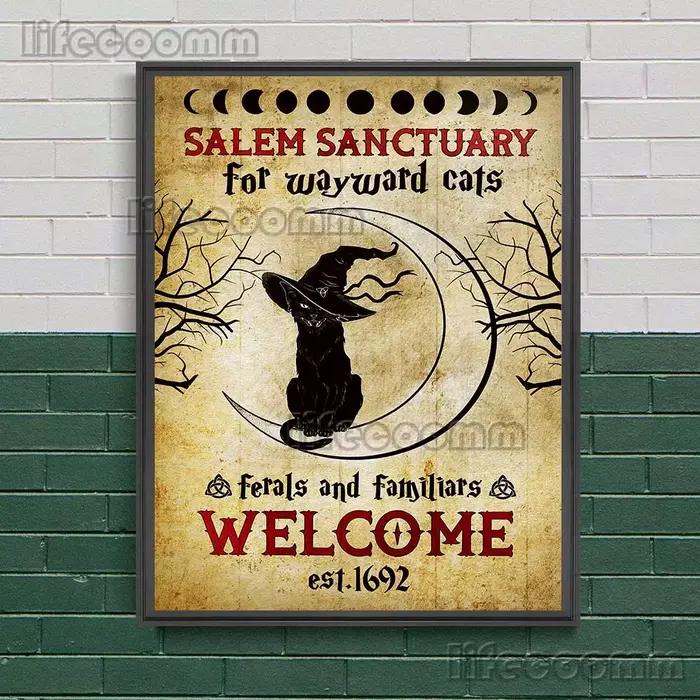 Affiche de règles de la maison de sorcière