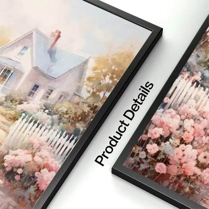 Printemps Vintage pays Cottage nature morte fleur cuisine couleur chaude œuvre affiche toile peintures mur Art photos décor à la maison