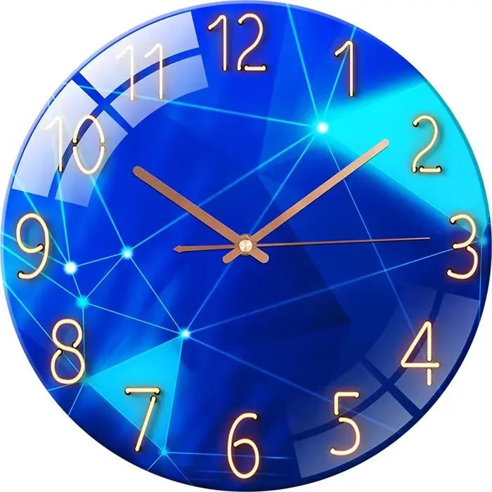 12 pouces horloge murale silencieuse moderne pas de ticking
