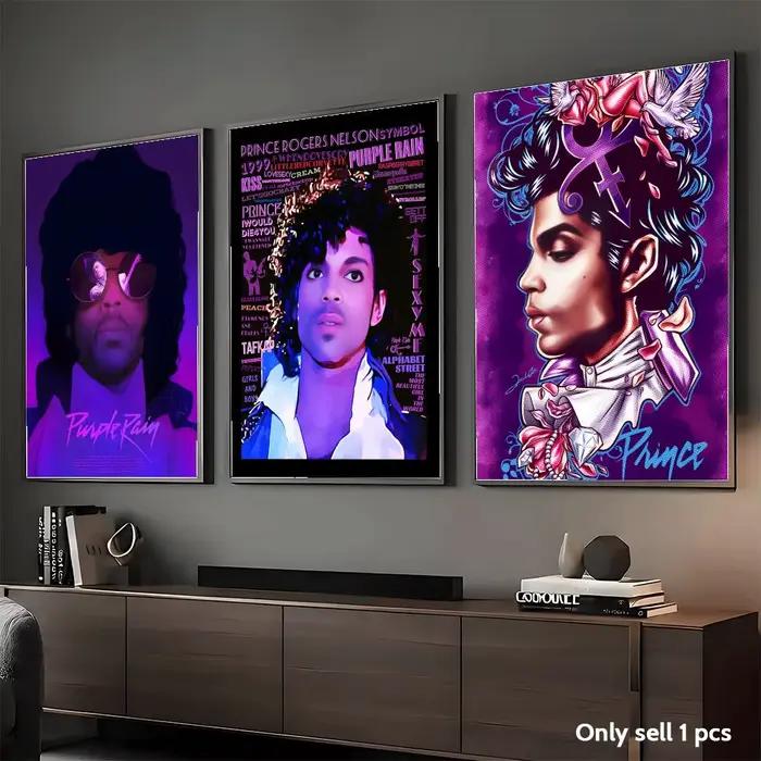 Affiche sur toile de peinture et calligraphie Prince R-Rogers Nelson