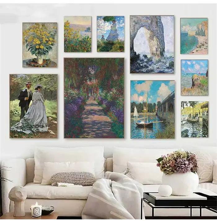 Affiche d'artiste impressionniste de Claude Monet