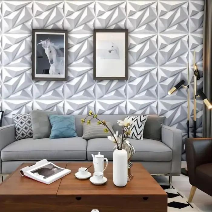 Autocollant Mural 3D Design Diamant