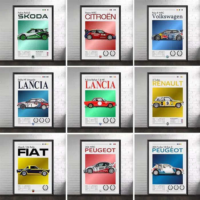 Affiche de la campagne des légendes du rallye