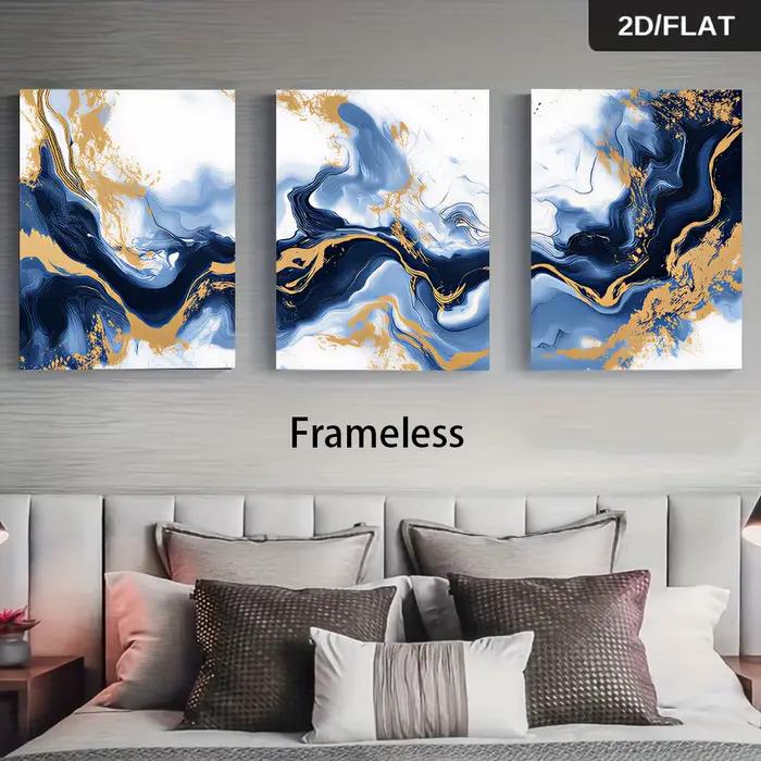 1 ensemble de peintures décoratives modernes abstraites sans cadre