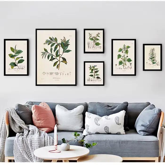 Peinture sur toile botanique