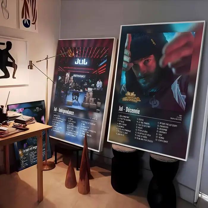 Affiches de chanteur de rappeur de musique populaire j-juul