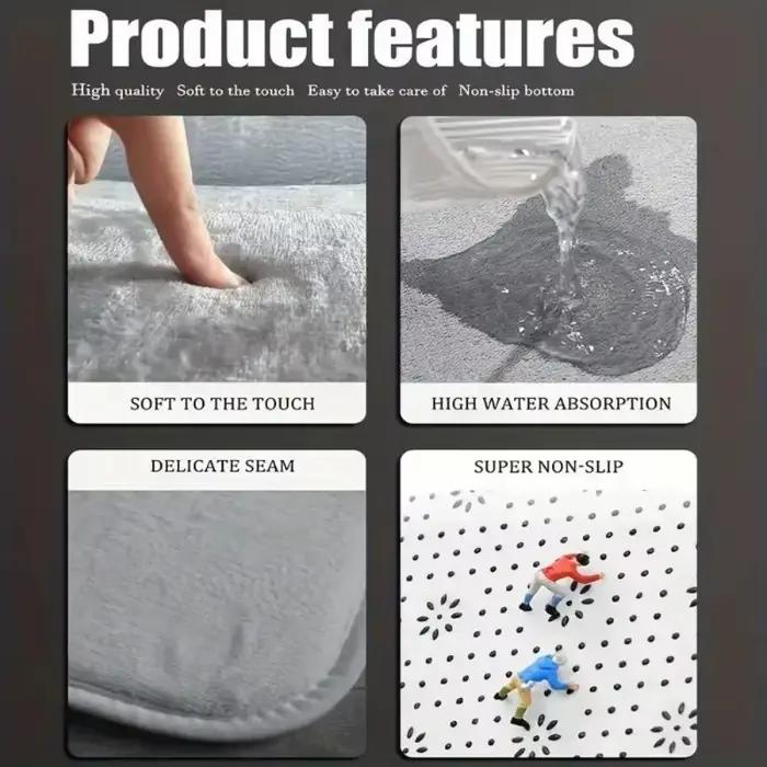Tapis rond tissé à motifs géométriques