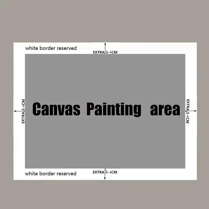 Grand Art mural sur toile abstrait moderne