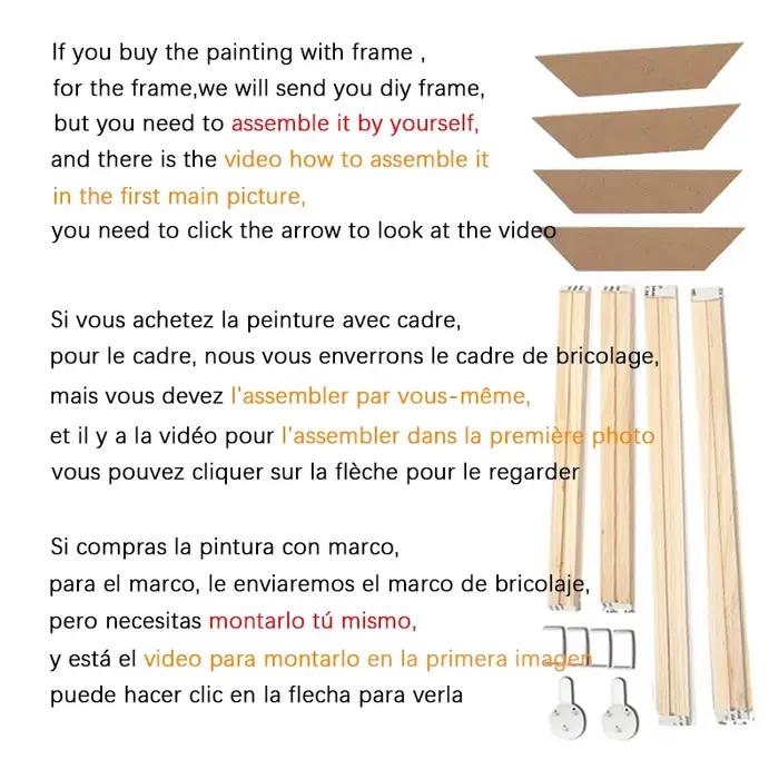 Affiche d'Animaux de la Jungle avec Cadre