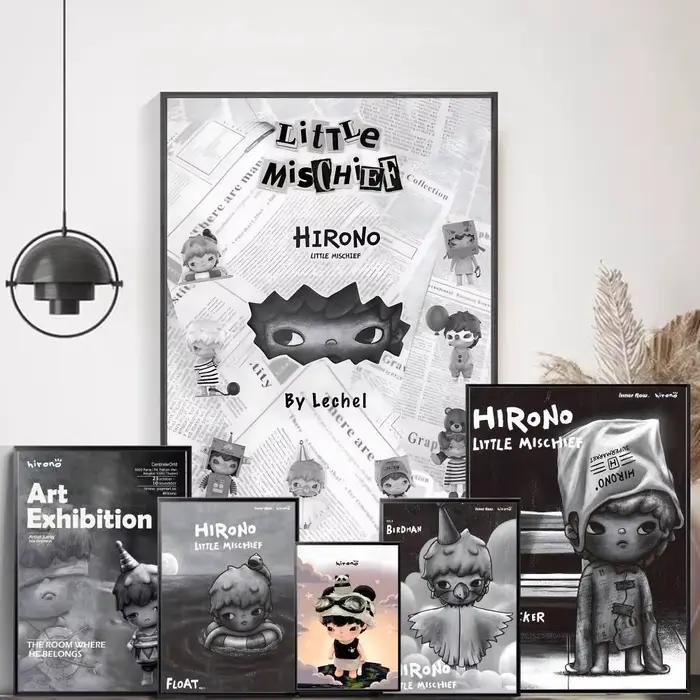Affiche de dessin animé H-HIRONOES