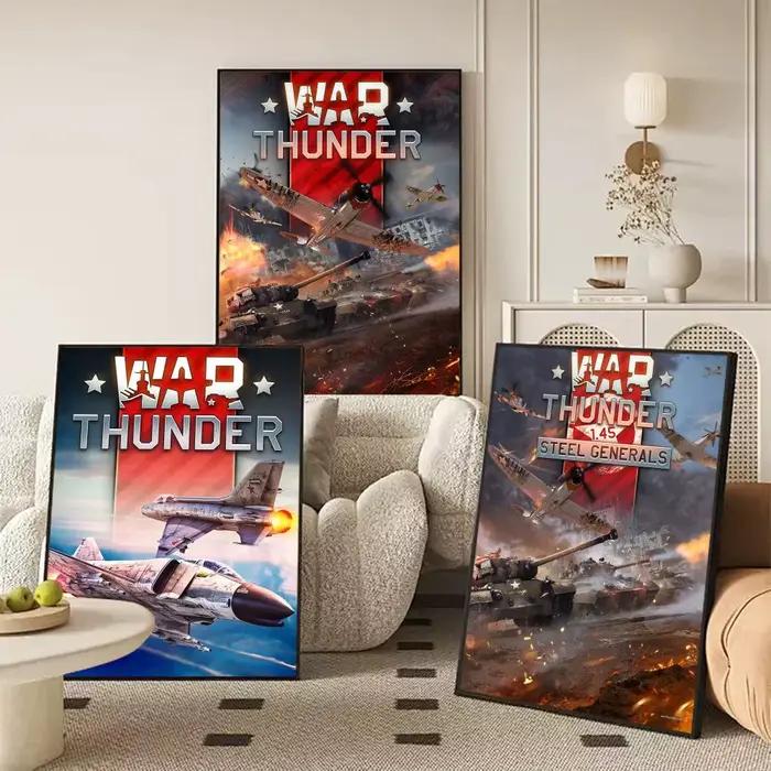 Affiche de jeu classique W-War t-trounder
