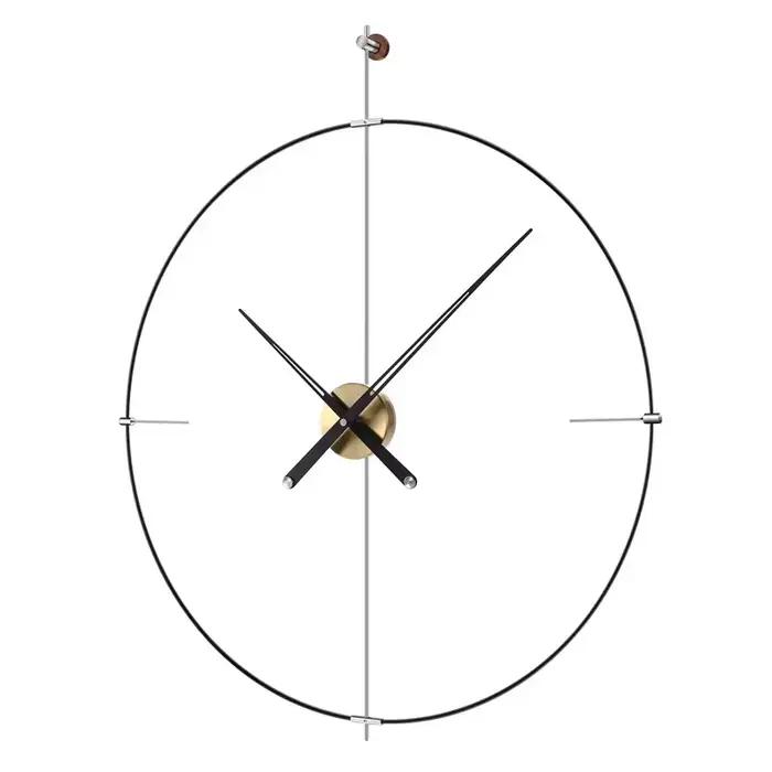 Grande horloge murale silencieuse 3D