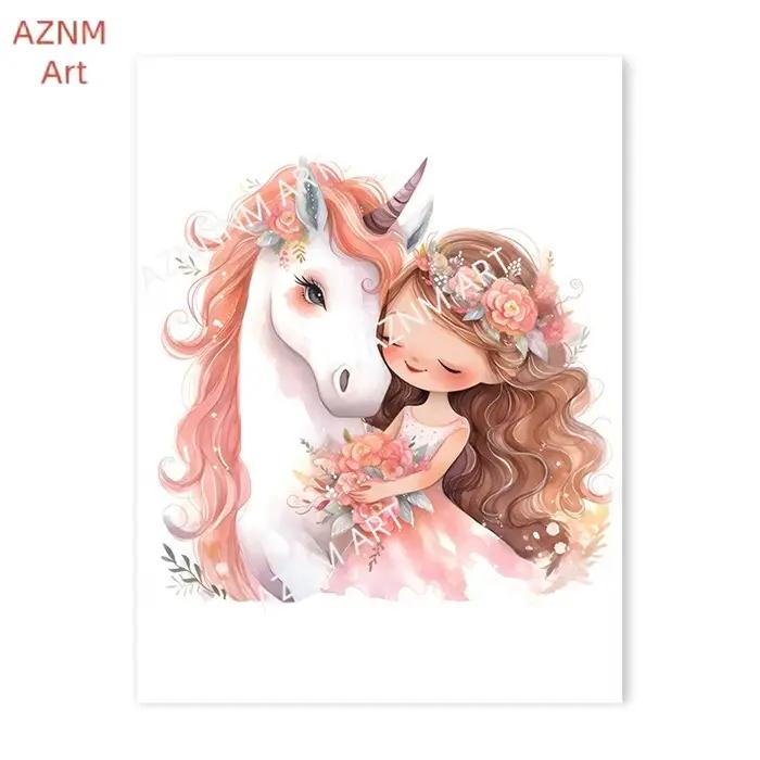 Affiche décorative en toile pour chambre d'enfant