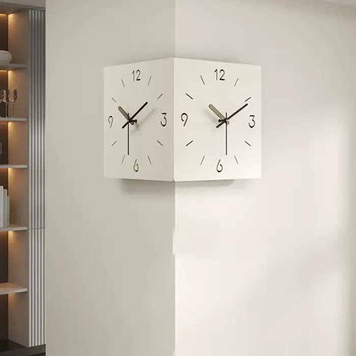 Horloges murales numériques modernes, horloge murale silencieuse pour salon, chambre à coucher, gran