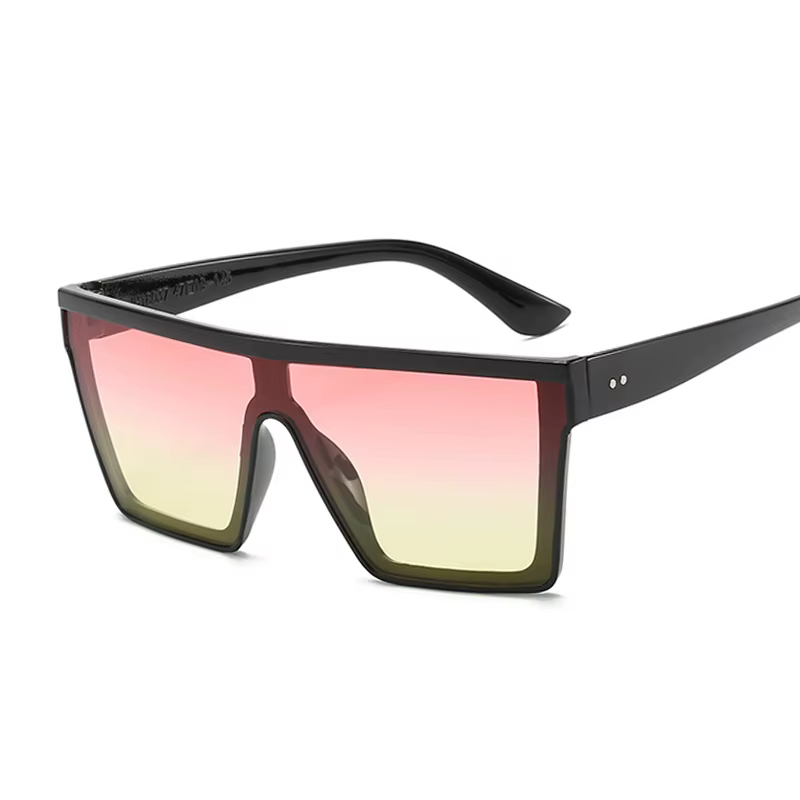 Lunettes De soleil carrées surdimensionnées noires De luxe pour femmes, mode Style Vintage, marque D