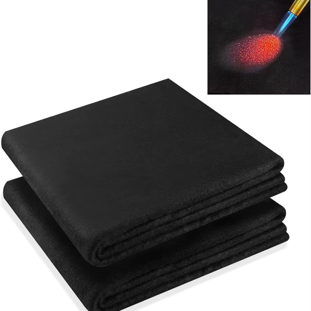 Feutre en fibre de carbone résistant, feutre ignifuge, tapis de protection pour torche, couverture d