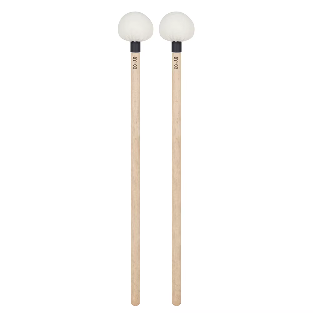 M MBAT DY-03 bâton en bois tête en feutre maillets timbrés maillet en bois massif bâtons têtes de ma